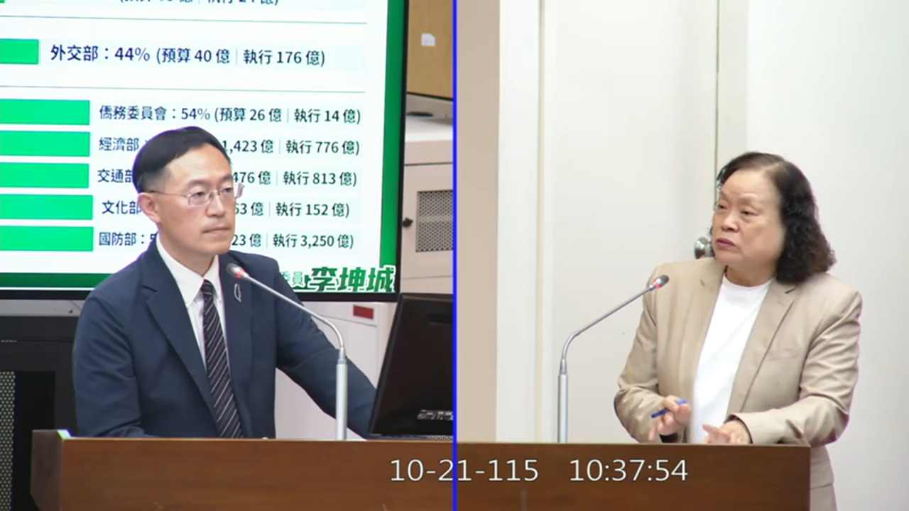 邀請行政院主計總處陳主計長淑姿、審計部陳審計長瑞敏率所屬單位主管列席業務報告，並備質詢的圖片